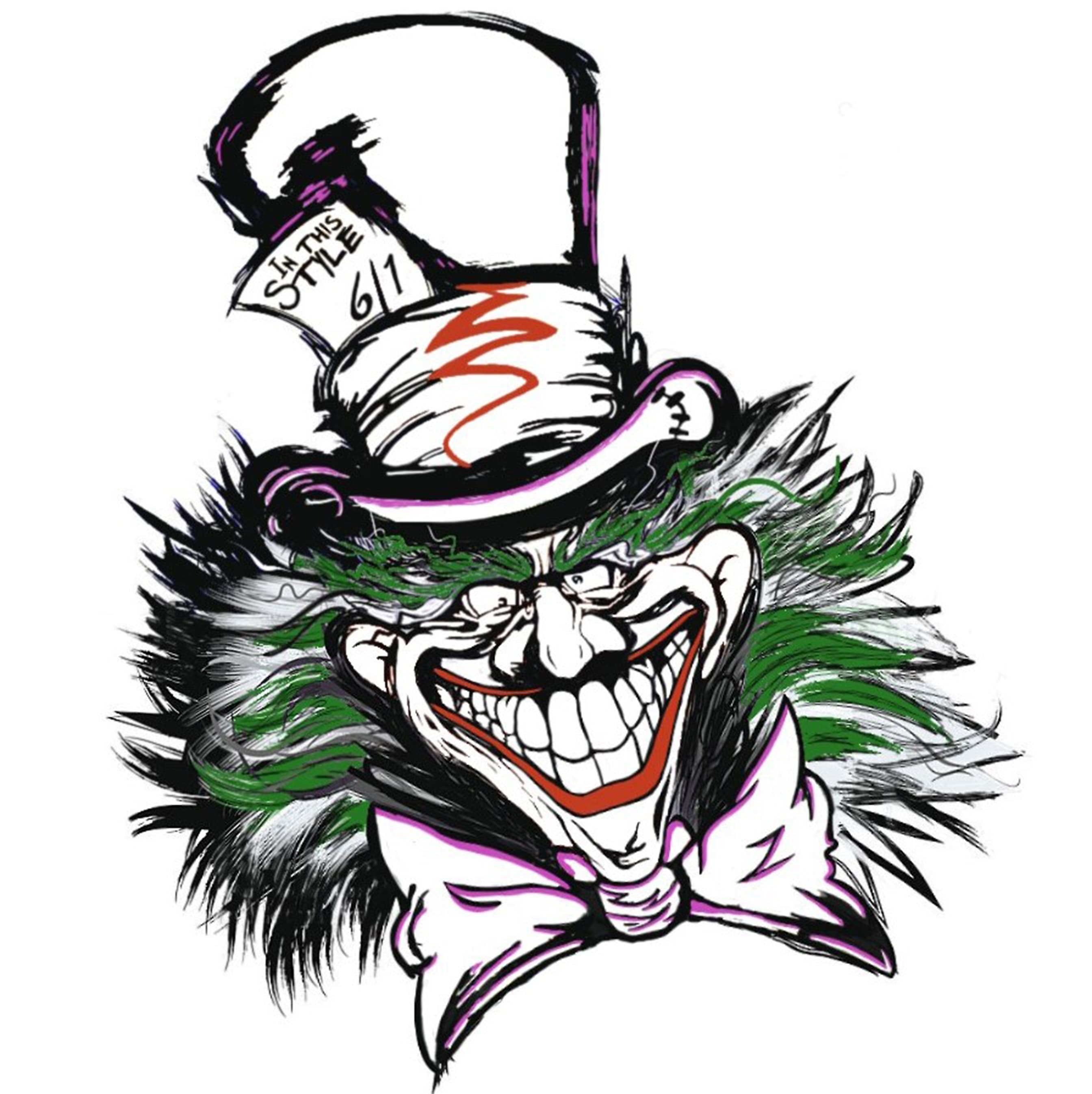 Twisted Mad Hatter tattoo logo